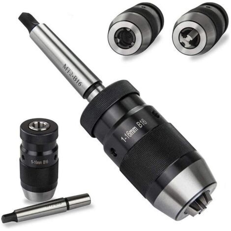 Selbstzentrierendes Spannfutter, 1 Stück, 1–16 mm, B16, selbstzentrierendes Spannfutter für Drehbankbohrer (1/5)