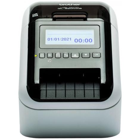 Stampante termica per etichette Brother QL-820NWB 300x600 dpi LAN WiFi BT (1/4)