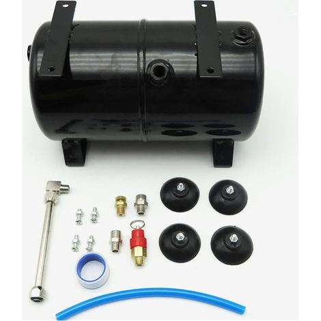 Réservoir de Stockage d'air à 4 Trous, Pompe à air modèle AS18B, compresseur d'air de 3,5 litres, Pompe de pulvérisation, Spray de Tatouage, réservoir de compresseur d'air (1/5)