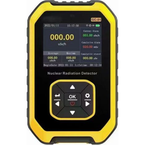 Compteur Geiger portable LCD numérique compteur Geiger détecteur de rayonnement nucléaire dosimètre testeur bêta gamma (1/5)