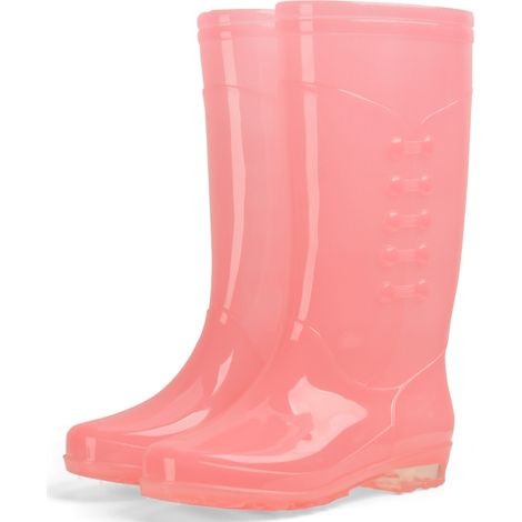 Bottes de pluie PVC antidérapantes imperméables confort larges entretien facile usage quotidien jardinage professionnel 24,5cm (1/5)