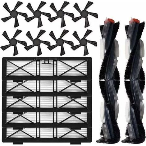 BRAVIX Accessoires de remplacement pour Neato Botvac D Series D75 D80 D85 et Connected Series D3 D4 D5 D6 D7, y compris la brosse principale, la brosse latérale et le filtre Ultra Performance (1/4)