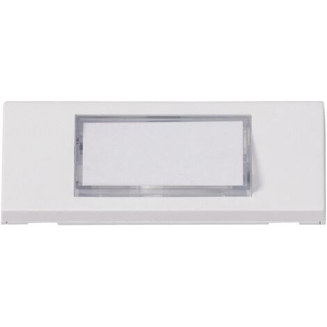 Heidemann 70049 Klingelplatte mit Namensschild 1fach Weiß 24 V/1 A (1/2)