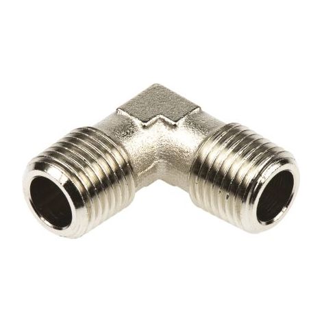 Adaptateur fileté coudé Legris 0914 vers R 1/4 Mâle R 1/4 Mâle ( Prix pour Paquet de 3 )