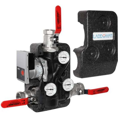 Laddomat 21-100 mit Isolierung und Wilo Yonos Para 25-7/5 63°C 3 x 1 1/4'' IG 50 bis 80 kW 11214161 (1/2)