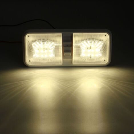 48Led 2835 Smd Plafonnier éclairage Double interieur Pour Caravane Camping Camion (1/4)