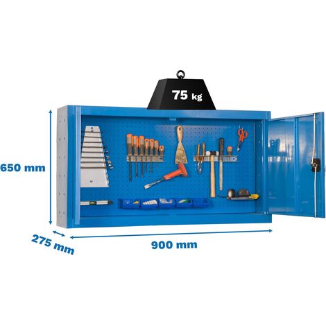 Armario Herramientas CABINET Tools Desmontado 650x900mm azul