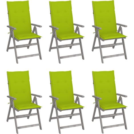 Teenpull – Hochlehner Verstellbar 6 Stk. mit Auflagen Massivholz Akazie (1/5)