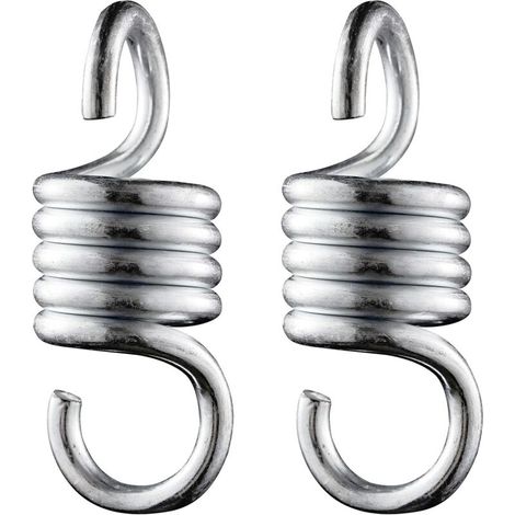 Ressort de suspension robuste pour chaise-hamac (4 pouces) – Capacité de 1100 lb – Fixation pour balancelle de porche, hamac, sac de frappe, chaise suspendue, salle de sport et terrasse (1/5)