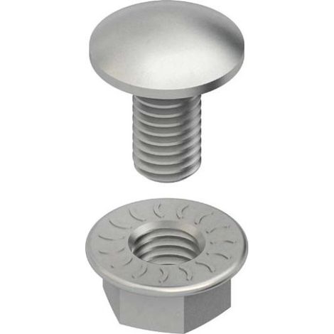 NIEDAX, LINZ - NIEDAX VIS À TÊTE PLATE L = 20 MM M6 6 X 20 G FLM FLM 6X20 G