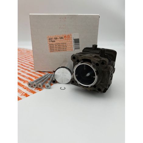 Stihl – Cylindre + piston Ø 34 mm pour BG 86, SH 86 – Compatible avec BR 200, SR 200 – SKU 42410201203