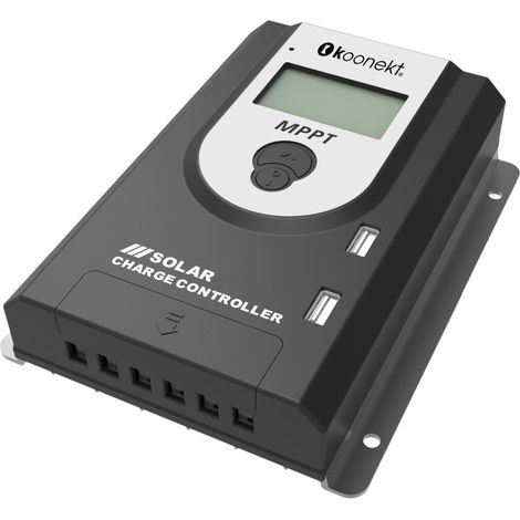 Régulateur Solaire Mppt Lcd 10a - Koonekt