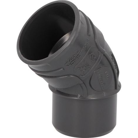NICOLL Coude 45° HOMETECH Mâle Femelle Ø40 (1/5)