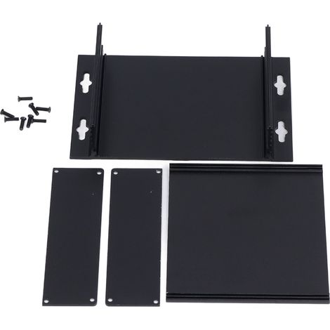 Boîtier électronique en alliage d'aluminium, noir mat, joints étanches pour circuit imprimé électronique DIY (1/5)