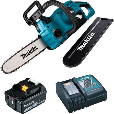 Makita DUC307RTX2 18v LXT Cordless Chainsaw Brushless 300mm 12"" + 1x 5.0ah (1/5)