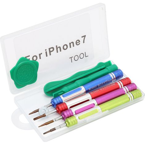 Mini tournevis, kit de démontage multifonctionnel avec boîte de rangement pour téléphone et ordinateur (1/5)