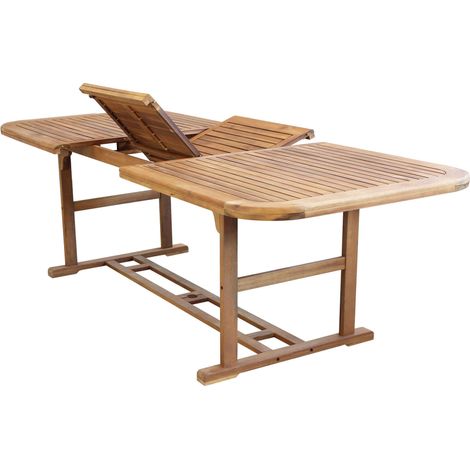 TURRIS - tavolo da giardino allungabile in legno massiccio di acacia 180/240 (1/4)