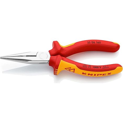 [NEUWERTIG] B-Ware Knipex Flachrundzange Gerade 160 Mm Schneide Radiozange Elektriker Zange Zange