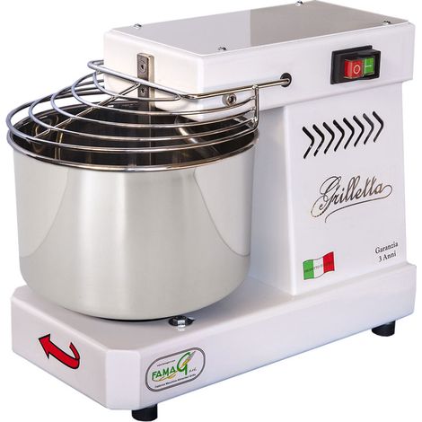 Impastatrice a Spirale Testa Fissa 5Kg 350W Famag Grilletta IM5/230 (1/2)