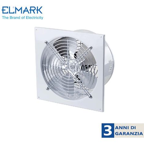 VENTILATORE INDUSTRIALE DA PARETE IAS 200MM 36W 410M3/H