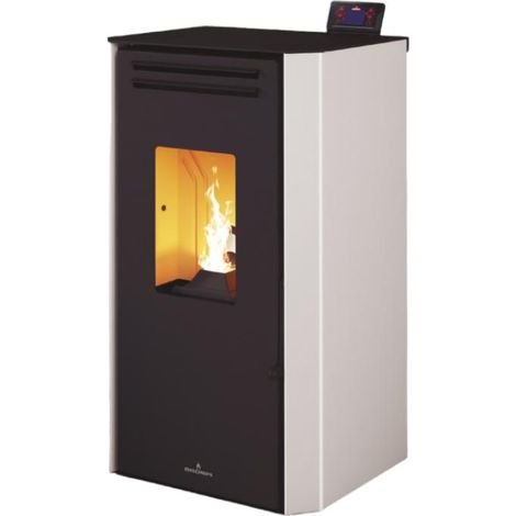 Poêle à granulés - BRONPI Tina 7 kW  Ivoire