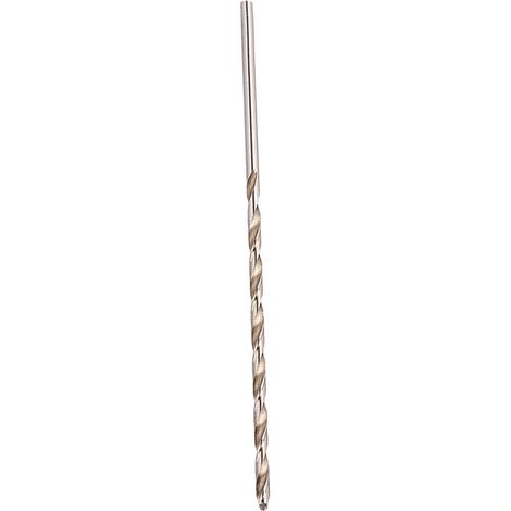Forets hélicoïdaux extra longs en acier rapide (HSS), diamètre 4 mm, longueur 160 mm, 1 pièce (1/4)