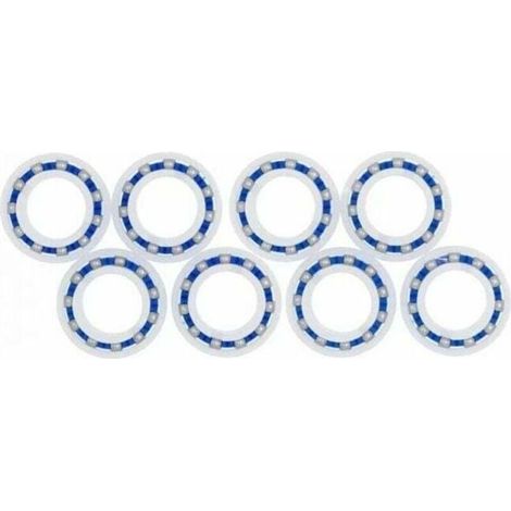 Jeu de 8 roulements à billes pour robot nettoyeur de piscine Polaris 280 180 C60 C-60 roues (1/5)