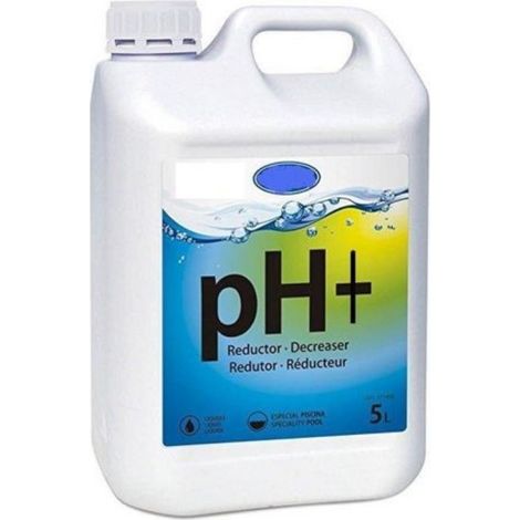 pH-Korrektor für Schwimmbäder, 5-Liter-PH-PIU-Flasche