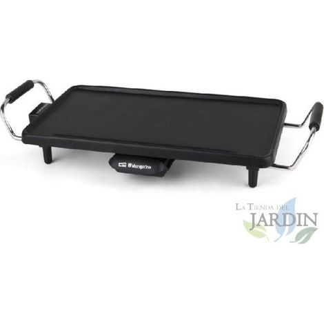 Tavolo da barbecue Orbegozo. Termostato regolabile. Superficie arrosto 220x430 mm. NON ADERENTE. Potenza 2000W.