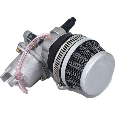 Carburatore di ricambio per Pocket Bike da 47cc e 49cc, incluso carburatore per motore a 2 tempi con filtro dell'aria, adatto per Mini Quad, ATV, Dirt Bike, MiniMoto, Go-Kart e Buggy - Crezuo