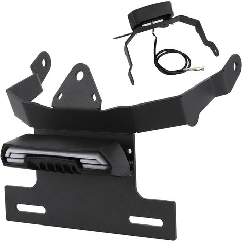 Plaque d'immatriculation Support 12V Feu Arrière LED Clignotants Eliminateur Garde-boue pour Vulcan S 650 Cafe Kit (1/5)