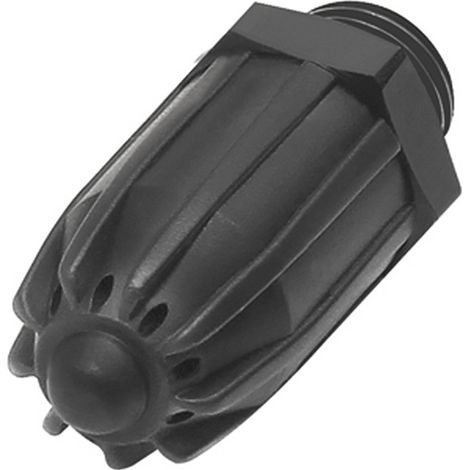 Riegler Lärmarme Runddüse, G 1/4 AG, POM Kunststoff, Düsen-Außen-ø 17 mm (1/2)