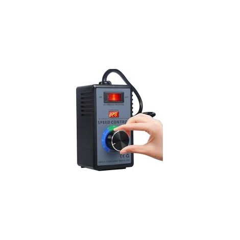 Variateur de vitesse 220V – Régulateur de tension 0-220V réglable – Puissance 4000W – Courant max 18A pour outils électriques (1/5)
