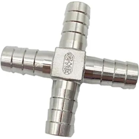 Raccords de tuyaux cannelés en acier inoxydable 304 type T, Y et L, 6 mm à 40 mm, 3 ou 4 voies(Y,40mm) Ten 10mm (1/2)