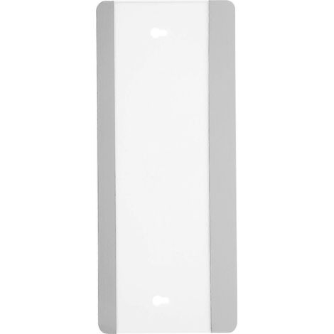 Porte-affiche mural en acrylique, cadre en acier inoxydable argenté, 19 x 28 cm (7,5 x 11 pouces) - Pratique et facile à installer (1/5)