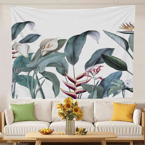 Tapisserie humoristique pour chambre à coucher, décoration murale esthétique pour chambre d'étudiant 180x150cm (1/5)