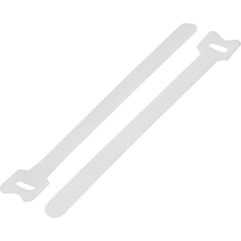 TRU COMPONENTS TC-MGT-310WE203 Klettkabelbinder zum Bündeln Haft- und Flauschteil (L x B) 310 mm x