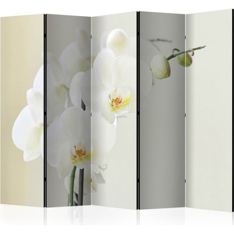 Paravent 5 Volets "White Orchid" 172x225cm (1/2)