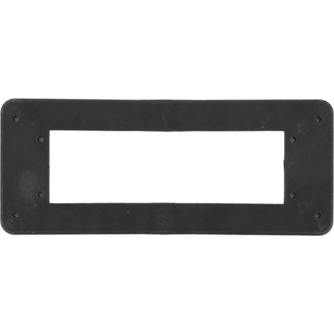 Adapterplatte passend für das robuste Kunststoff-Marine-Stereosystem Fusion der Serien MS-RA70, MS-RA70N und MS-RA70NSX, schwarz (1/5)