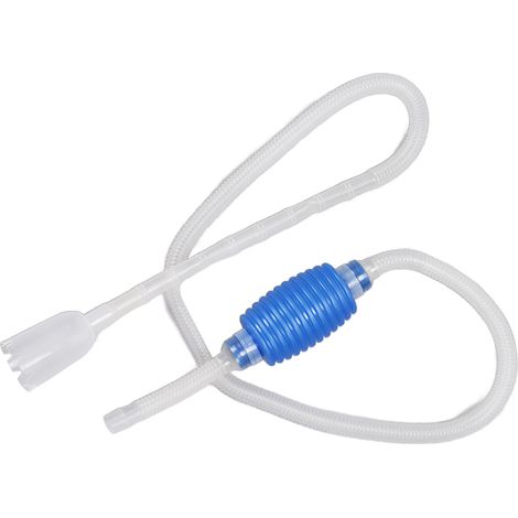 Siphon Aquarium - Pompe À Main Pour Changement D Eau - Aspiration Des Déchets - Longueur De Tuyau 1,46 M - Diamètre D Entrée 4 Cm - 1 Pièce (1/5)