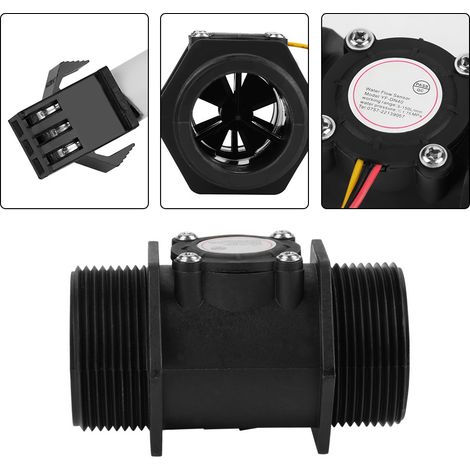 Débitmètre à turbine DN40 G1,5" avec capteur à effet Hall pour chauffe-eau (1/5)