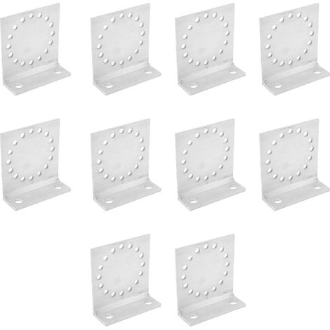 10 connecteurs d'angle en alliage d'aluminium renforcé pour accessoires de systèmes de clôture électronique (1/5)