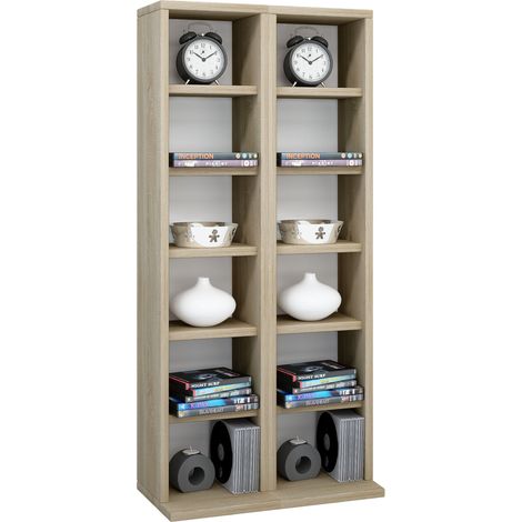 Legno CD DVD Stand Shelf Cabinet Milano 92x42x20 - VCM