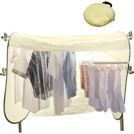 QORVA-Couverture de porte-vêtements protection Sun Protective étanche à l'épreuve poussière pour balcon extérieur, rail vêtements, poussière