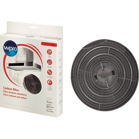 Filtro de carbón Hotpoint-Ariston 484000008610 / FAC349 / CHF34 (1/2)