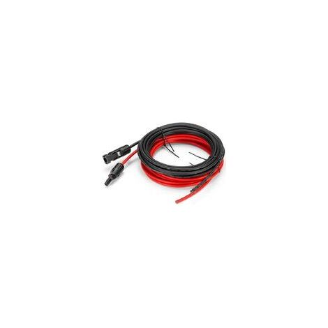 5 Meter 12 AWG Verlängerungskabel für Solarpanel mit MC4-Steckern, weiblich und männlich, Adapter-Kit (5 m rot + 5 m schwarz) (1/5)