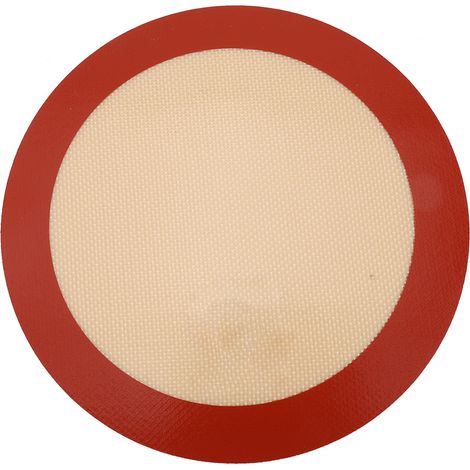 Eosnow Silikon-Backmatte, rund, für Zuhause, Küche, Restaurant, Outdoor, Herdmatte, hitzebeständig