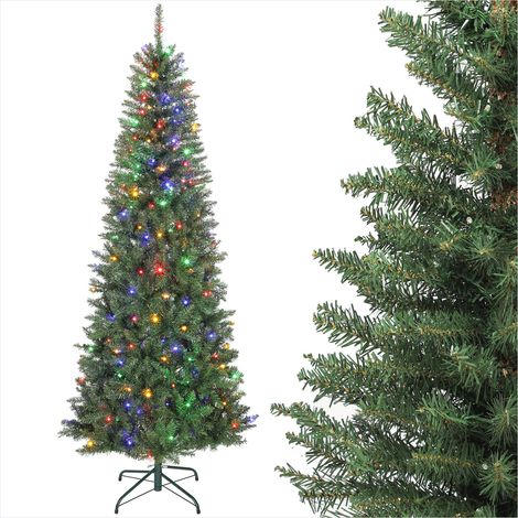 Sapin de Noël Sapin artificiel fin 210 cm avec 350 LED (1/5)