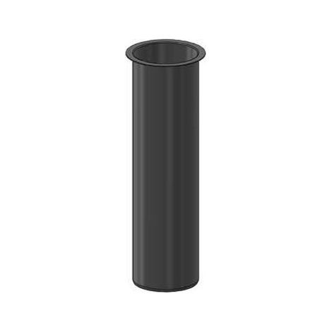Tubo con Battente in Ottone Ghidi Ø 32 30 cm Nero Opaco (1/2)