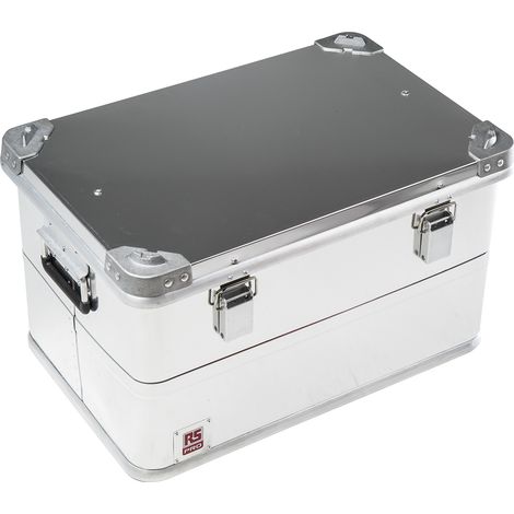 Malette de transport RS PRO en Aluminium, Dimensions externes 340 x 580 x 385mm , étanche ( Prix pour 1 ) (1/3)